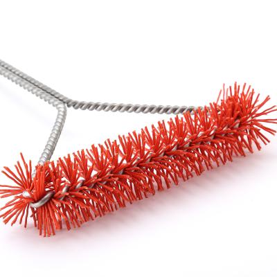 China Easily Cleaned Safe Wedge Head Grill Brush for sale