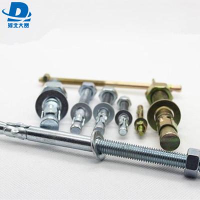 China Cardboard Stell / Wedge Anchor Bolt Alloy Steel With Din934 Nut And Din125 A Flat Washer for sale