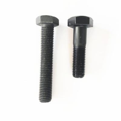 China Steel Grade 8.8 Thread DIN933 Full Carbon Steel Hex Bolts And Nuts for sale