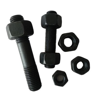 China Carbon Steel China Fastener /Grade 10.9 Heavy Head Double Thread Stud Bolts And Nuts for sale