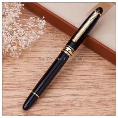 China Pen Personalized Promotional Metal Gold Wedding Keepsake Pen Mount Black White for sale