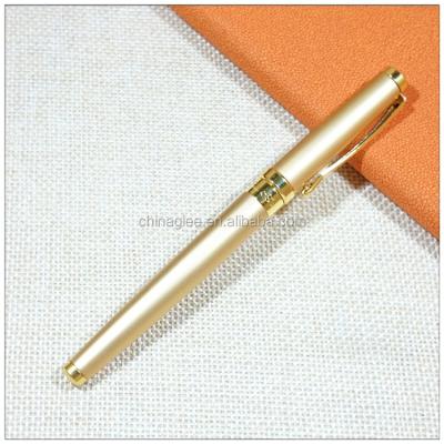 China office & Pen High school quality jinhao luxury metal engraved ring mounted gold pen scroll for sale