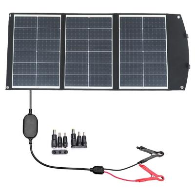 China 100W Portable Solar Panel Foldable Solar Charger with USB Type C Port for sale