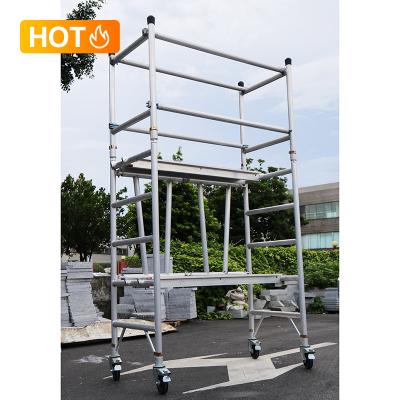 China Source factory supply folding scaffolding frame hot sale on amazon mini mobile scaffolding aluminium à venda