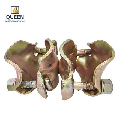 中国 scaffolding double coupler with four bolts italy scaffolding pressed coupler high quality double coupler italian type 販売のため