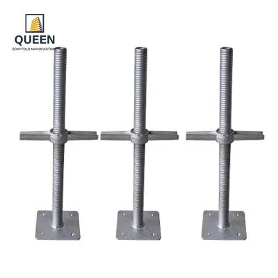 China U Head Screw Base Jack Scaffolding Adjustable Swivel Jack For Construction for sale