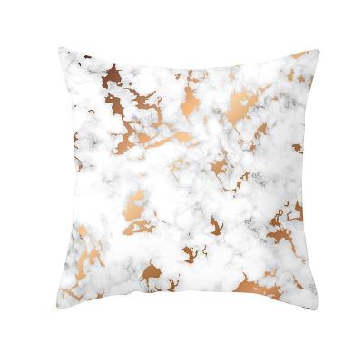 China PORTABLE Hot Sale Modern Four Seasons Pattern Peach Skin Cushion Cover Marble for sale