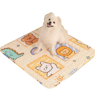 China Hot Selling Amazon Pet Floor Mat Non Slip Cat Dog Cat Mat Non Slip Cooling Pet Sleep Mat for sale