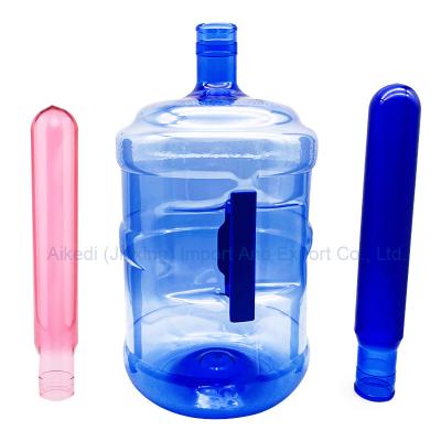 China Mineral Water Bottle 55 Mm 20 ​​Liter 5 Gallon Push Neck Pet Preform For 2 Liter Bottle Water Injection Molding Machine Gallon 20l Preform for sale