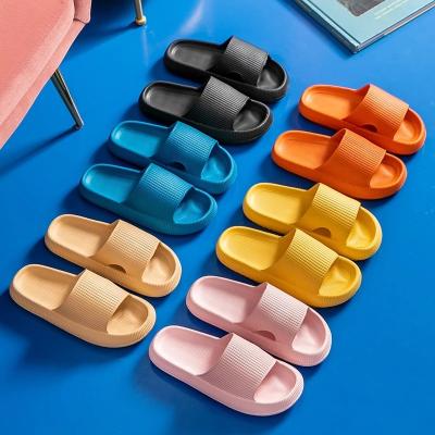 China New Women Summer Massage Slippers Thick Bottom Indoor Home Couples Home Bathroom Ins Non-slip Soft Tide To Use Cool Slippers for sale