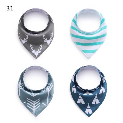 China Washable cotton saliva towel, baby bib, grab wool triangle towel for mother and baby products spring and fall style for sale