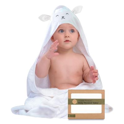 China Sustainable Baby Towels 100% Bamboo Hooded Kids Bath Towel Ultra Soft Towel for sale