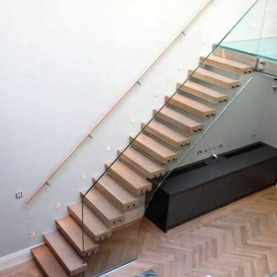 China Home House Floating Wooden Stairs fashional for home decoration for sale