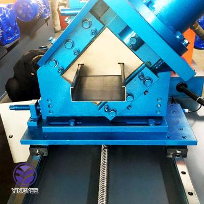 China Building Material Stores C Purlin Roll Forming Machine / Light Steel Keel Roll Former Furring Channel Rollforming Machine for sale