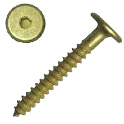 China Flat 3 Inch Flat Head Wood Screws Hex Drive 5x25 Round Head Wood Screws for sale