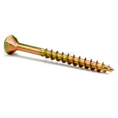 China Pozi Flat Star Chipboard Self Tapping Screw SS Flat Head Chipboard Screw for sale