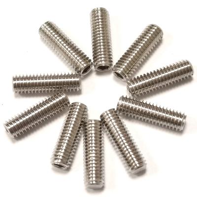 China Custom HEX scerws dog set point sets nylon pads set screw for gear worm screws for sale