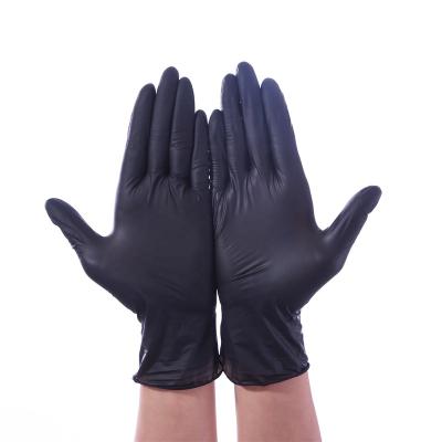 China Disposable Nitrile Free Gloves BLUESAIL Black Nitrile Powder Manufacturer for sale