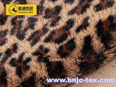 China Printing fabric stamp fabric short plush fur pv fleece fabric home textile apparel fabric for sale