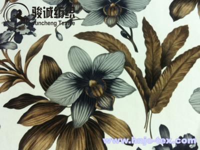 China Hot sell anti pilling paper printing flower printed velvet fabric for apparel for sale