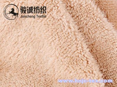 China Hot sell one side plain smooth sunflower velvet for pajamas fabric and apparel for sale