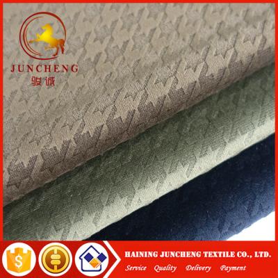 China High Quality 100% polyester Houndstooth fabric polyester knit fabric for sale