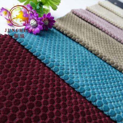 China Hot sell warp Knitting jacquard velvet fabric for sofa or home texile for sale