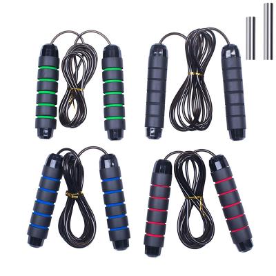 China Easy Custom Jumping Accessories Adjustable Heavy PVC Springseil Weighted Jump Rope for sale