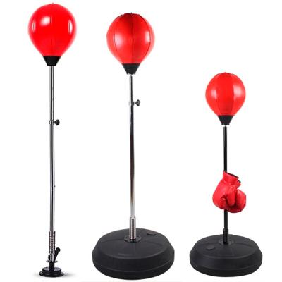 China Punching Ball Punching Bag Free Standing Waist Adjustable Speed ​​Ball Boxing Boxing Set for sale