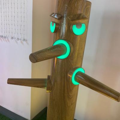 China Smart Commercial LED IP65 Interactive Wooden Dummy for Shopping Mall Amusement Park Outdoor/Indoor for sale