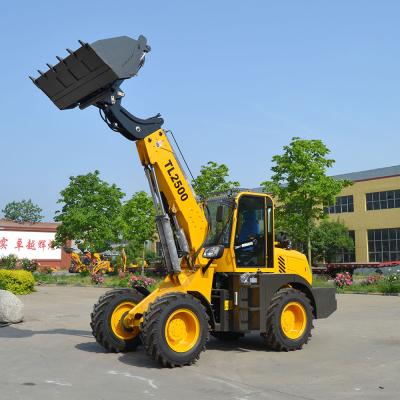 China CE Certification tl2500 Extended Wheel Loader Telescopic Work Boom Boom Loader for sale