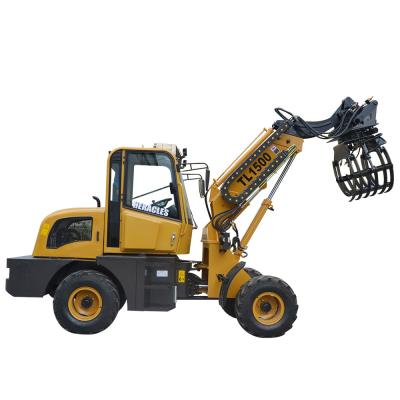 China building material stores heracles tl1500 telescopic loader in uk small wheel telescopic loader 1.5 ton for sale