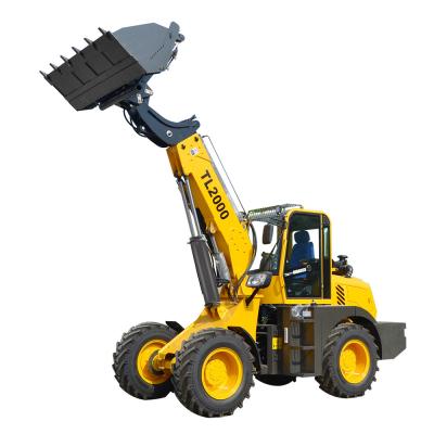 China Factory Heracles Tl2000 Tire Loader Telescopic Boom Wheel Loader for sale