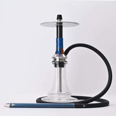 China Stainless Steel+Glass Hookah Hookah Charcoal Hookah Shesha In Pakistan Stainless Steel Portable German Turkish Hookahs for sale