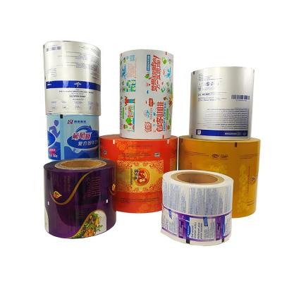 China Food Printed Laminated Aluminum Foil Pouch Packaging Roll Film for sale