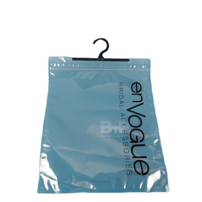 China Custom Barrier LOGO Zip Lock Plastic Underwear Zipper Swimming Clothes Packaging Bag for sale