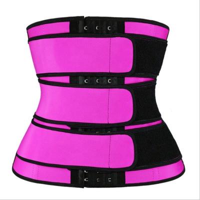 China Latest Products Breathable Sports Waist Trainer Lift Hips Abdomen Blowing Sweat Elastic Strength Women Corset Body Shaper for sale