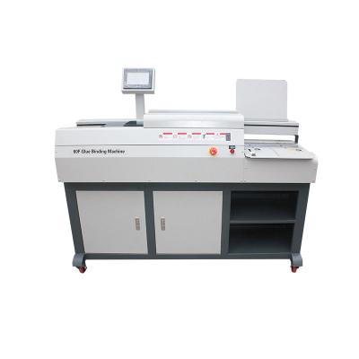 China Printing shops perfect glue book binding machine CY-60A with most advanced man-machine control for sale