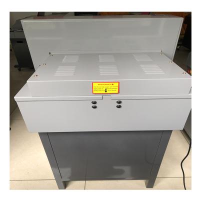 China Double advance rod pushing touch screen design.7. High Quality A4 Guillotina Stack Machine Electric Paper Cutter for sale