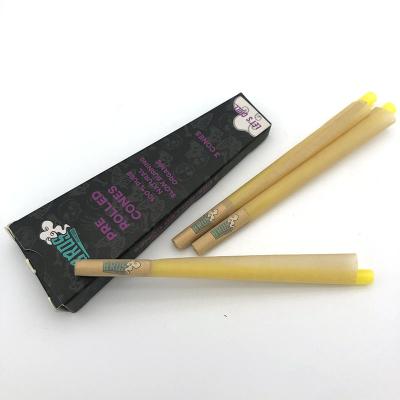 China Healthy Bros RL001-3 Smoking CONES PACK Unbleached Rolling Paper Smoking Custom Printed Pre-Rolled Cones for sale