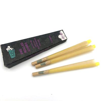 China RL001-3 CONES PACK umbleached rolling paper smoking custom printed pre-rolled cones RL001 for sale