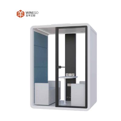 China Flexible Space Soundproof Phone Booth Twee personen akoestische pods voor kantoren Te koop