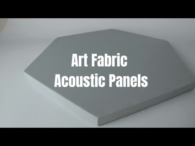 Multiple Shapes Art Fabric Wrapped Acoustic Panels For Interior Decoration