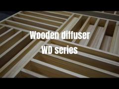 Square Shape Wooden QRD Acoustic Diffuser Enhanced Sound Dispersion For Studio