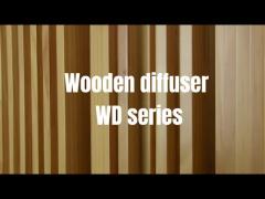 Customizable Finish Wood Acoustic Diffuser Panels 250mm Thick For Walls
