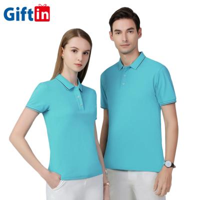 China QUICK DRY OEM branded LOGO printed men's plain dry fit polo shirts unisex custom loose embroidery polo uniform clothing for men for sale