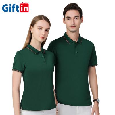 China QUICK DRY OEM branded LOGO printed men's plain dry fit polo shirts unisex custom loose embroidery polo uniform clothing for men for sale