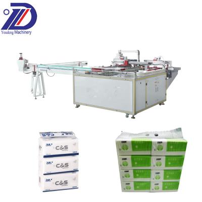 China Hotels Small Business Ideas Small Facial Tissue Packing Machine Soft Tissue Paper Packing Machine for sale