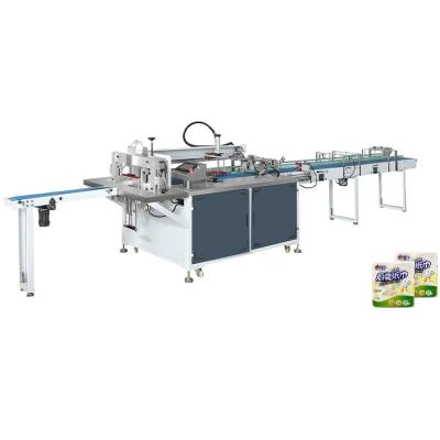 China Semi Automatic Food Paper Wrapping Machine Multi-Roll Wrapping Paper Product Making Machinery for sale