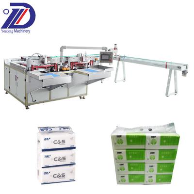 China Best Selling Hotels Facial Tissue Packing Machine Napkin Packing Machine Making 5-20 Paper Bags/Minimum Production Capacity Youdeng for sale